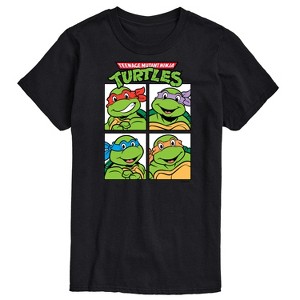 Men's - Teenage Mutant Ninja Turtles - Character Blocks Short Sleeve Graphic T-Shirt - 1 of 4