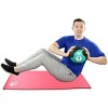 CanDo, Firm Medicine Ball, 8" Diameter, Yellow, 2 lbs. - 2 of 3