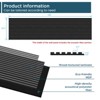 SMARTSTANDARD 105.9 in. x 20.47 in. x 0.9 in. Slat Wood Acoustic Sound Absorbing 3D Decorative Wall Paneling, 2-Pack - 3 of 4