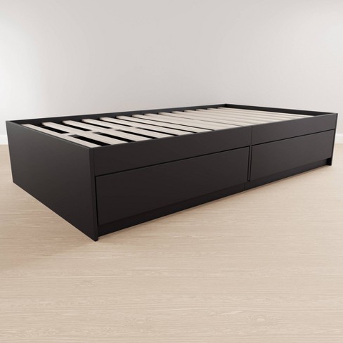 Twin Sadie Wood 2 Drawer Storage Bed, Twin Bed With Storage Target