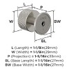 Amerock Balata Round Knob for Cabinets, Drawers, and Furniture - 3 of 4
