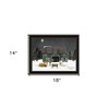 HomeRoots Remembering the Night Christmas Manger Black Framed Wall Art - 3 of 4