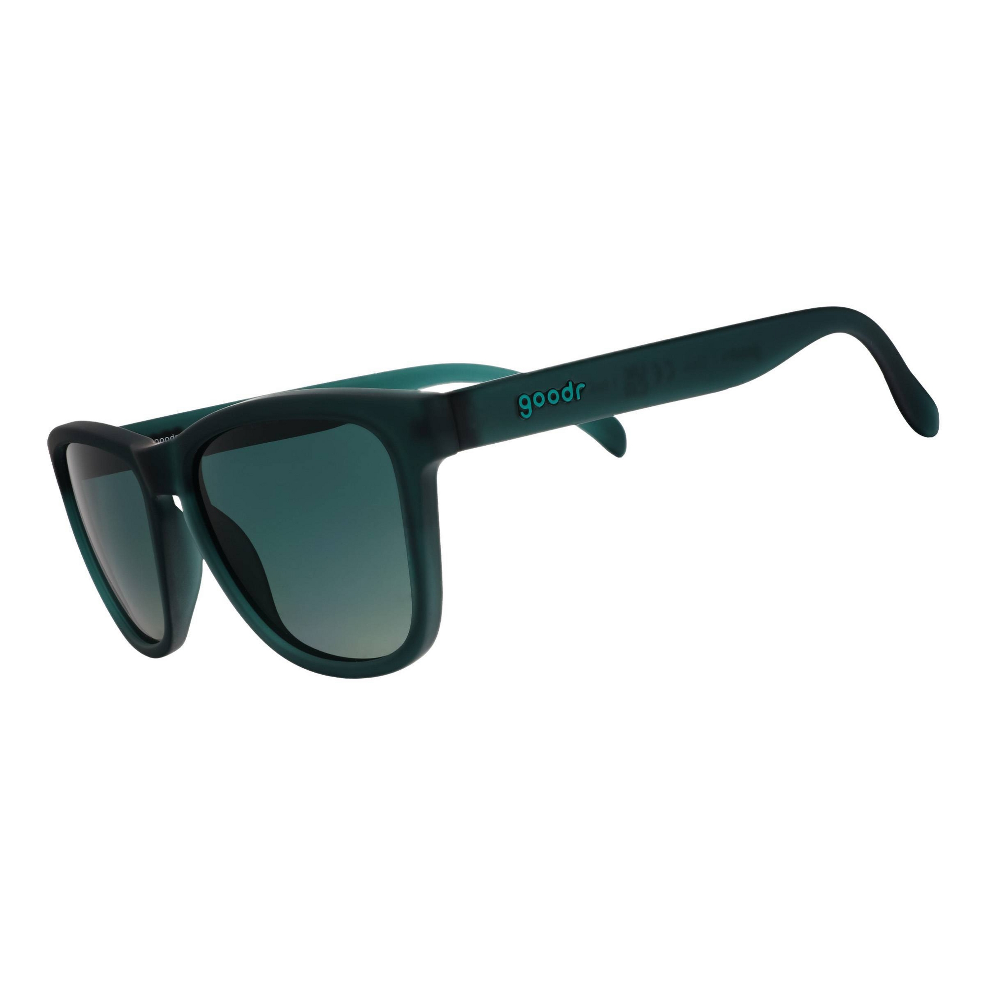 goodr Adult OG 90s Sedan Style Icon Plastic Rectangle Sunglasses - Green