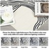 Area Rug, Non-Slip Machine Washable Rug, Modern Faux Wool Floor Carpet, Low Pile Foldable Soft Print Accent Rug, Indoor Abstract Rug for Living Room - 4 of 4