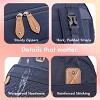 Dikaslon Diaper Bag Backpack with Portable Changing Pad, Pacifier Case and Stroller Straps, - 4 of 4