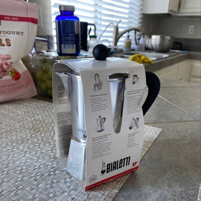 Bialetti 3 Cup Moka Stovetop Espresso Maker - Silver : Target