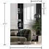 Home Gym Mirrors 12 Inch x 12Pcs Wall Mounted Mirror Glass Frameless Full Length Mirror Tiles - 2 of 4