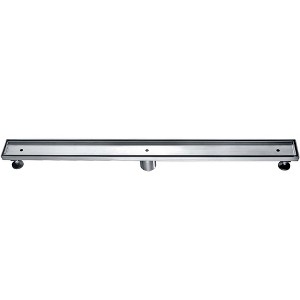 ALFI ABLD36A 36Inch Modern Stainless Steel Linear Shower Drain  w/o Cover - 1 of 4