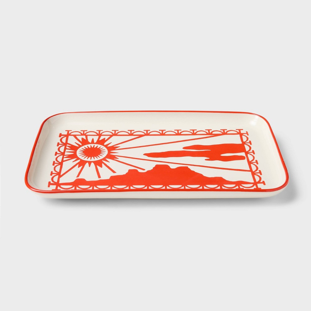 Photos - Tray Ceramic Rectangular  Latino Heritage Month