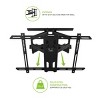 Kanto PDX650 Articulating Full Motion TV Mount for 37" - 75" TV (Black) - 4 of 4