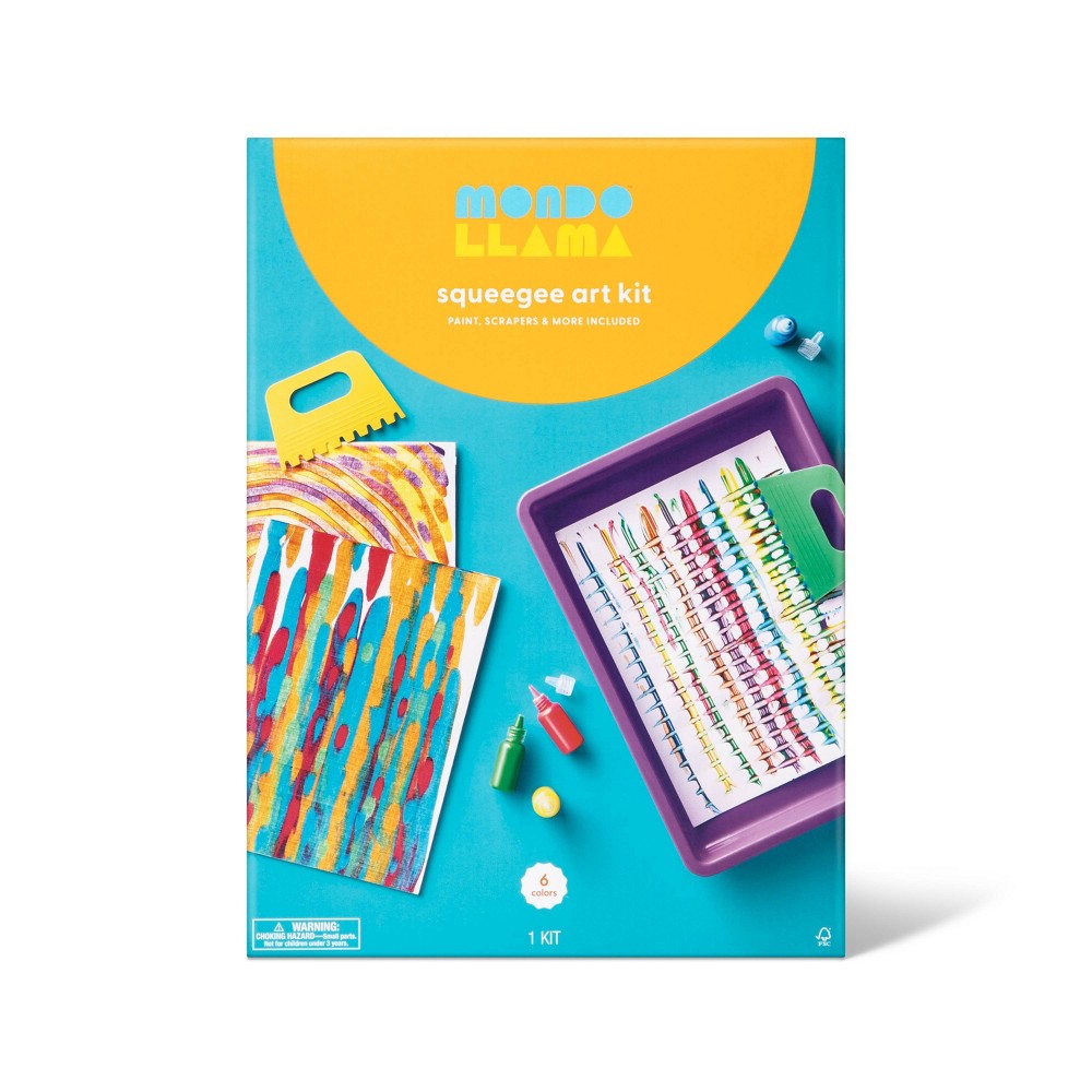 Squeegee DIY Art Kit - Mondo Llama™ 6 pack 