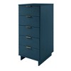 Manhattan Comfort 3pc Granville Narrow Chest with Dresser and Nightstand Bedroom Set - 4 of 4