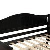 NicBex Twin Wooden Daybed with Trundle Bed,Sofa Bed Frame for Bedroom,Living Room,Apartment,No Box Spring Needed - 4 of 4