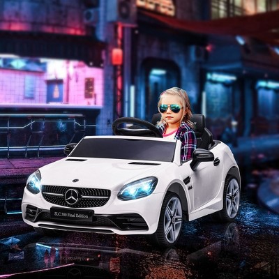 White 12V Kids Electric Ride-On Car with Remote Control
