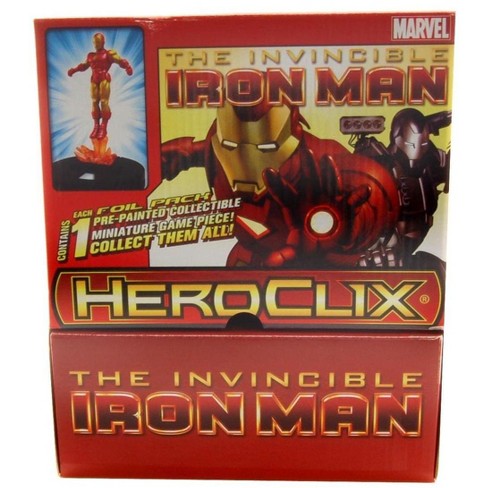 Neca Heroclix Marvel Invincible Iron Man Gravity Feed Figure Blind Pack Target - avengers items roblox free new free items