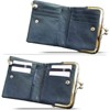 Clotth Women’s Vintage RFID Bifold Wallet - Compact Slim Design with Zipper Coin Pocket & Kiss Lock,PU Leather for Daily Use & Travel - 2 of 4