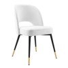 Modway Rouse Performance Velvet Dining Side Chairs - Set of 2 - 2 of 4