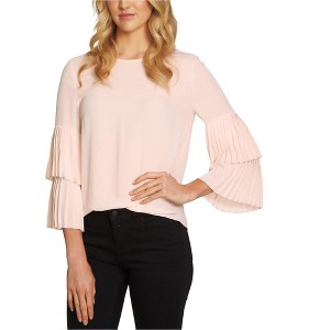 1.STATE Womens Tiered-Sleeve Knit Blouse - 1 of 1