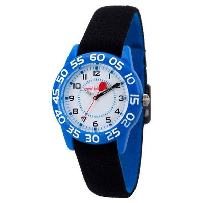 Boys' Red Balloon Blue Plastic Time Teacher Watch - Black