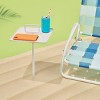 Stake Table with White Tabletop and Purple Handle - Sun Squad™ - 2 of 4