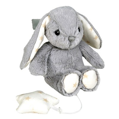 cloud b dreamy hugginz grey bunny plush stuffed animal