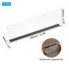 Unique Bargains Acrylic Magnetic Smooth L-Shaped Bedroom Kitchen Office Shelf Dividers 4 Pcs - 2 of 4