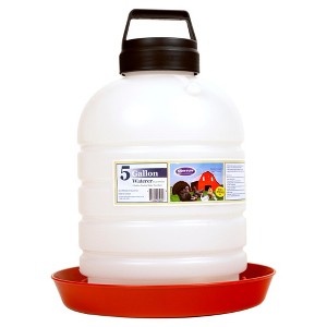 FARM-TUFF Durable Top Fill Hanging Plastic Automatic Poultry and Game Bird Fountain Waterer for Chickens - 1 of 1