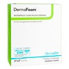 DermaFoam Foam Dressing 2 x 2" Square No Border Waterproof Backing 00290E 10 per Box - 2 of 3