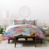 Deny Designs Stephanie Corfee Flourish Allover Lightweight Duvet Cover King Pink: Reversible Microfiber, Zipper Closure - 2 of 4