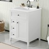 24" Bathroom Vanity with Sink Combo Set, Bathroom Storage Cabinet with 3 Drawers and a Tip-Out Drawer - 3 of 4
