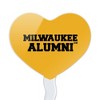 University of Wisconsin Milwaukee Official Panthers Alumn Heart Love Cupcake Picks Toppers Decoration Set of 6 - 2 of 4