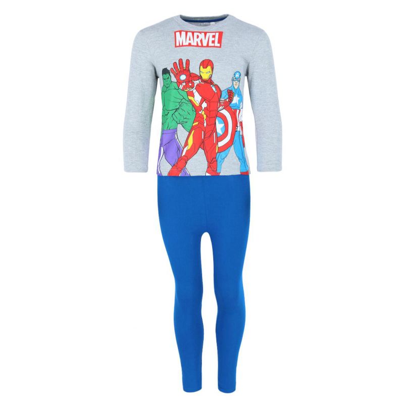 Textiel Trade Boy's Avengers Long Sleeve and Pants Pajama Set, 1 of 4