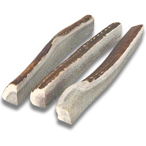 WhiteTail Naturals Elk Antler Dog Chews – Premium Split Natural Chew Bones – 3-Pack Small/Medium – Long-Lasting, Odor-Free, Cruelty-Free, USA-Sourced - 1 of 4