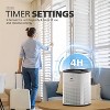 CHIVALZ 2 Pack Air Purifier for Bedroom, Air Purifiers for Home Bedroom, Quiet Air Cleaner with 24dB Sleep Mode, H13 HEPA Filter for Pet - image 4 of 4