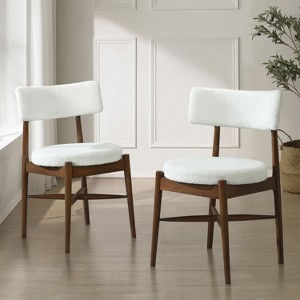 NicBex Mid Century Modern Dining Chairs Set of 2 with Upholstered Seat and Back,Stylish Accent Chairs for Dining Room,Kitchen,Office - 1 of 4