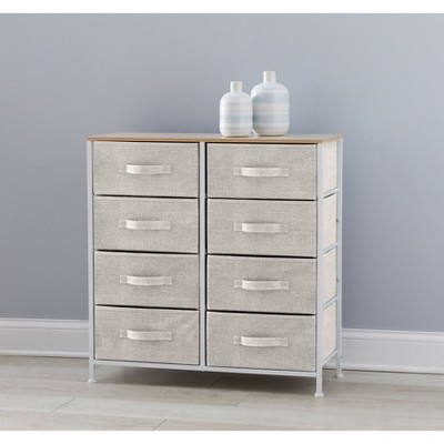 BrylaneHome 8-Drawer Eve Storage Dresser