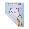 Bananya Character and Logo Coral Fleece Throw (50" x 60") - 2 of 3
