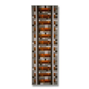 Ukonic Minecraft Train Rail Indoor Area Rug | 20 x 60 Inches - 1 of 4