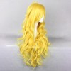 Unique Bargains Women's Curly Wigs 31" Yellow with Wig Cap - 3 of 4