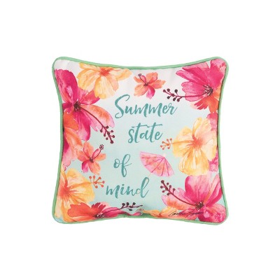 C&F Home 10" x 10" Summer State Of Mind Printed Throw Pillow