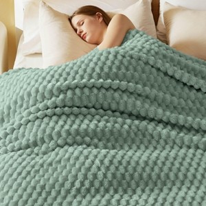 Bedsure Blanket for Bed - Super Soft, Cozy Blankets for Women, Cute Fleece - 1 of 4