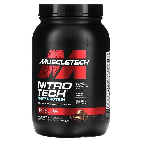 Muscletech Nitro-tech, Whey Isolate + Lean Muscle Builder, Protein