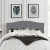 Full/Queen Provence Upholstered Arch Adjustable Tufted Headboard Glacier Gray - Hillsdale Furniture - 2 of 4