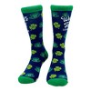 Crazy Dog T-Shirts Women's Worlds Tallest Leprechaun Socks Funny St Paddys Day Folklore Joke Footwear - image 3 of 4