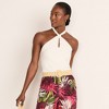 Lands' End Women's Slender Twist Front Halter Top - 4 of 4