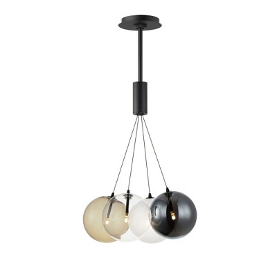 ET2 Lighting Burst 4 - Light Pendant in  Black