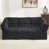 CAVINAS 6-Seater U-Shaped Modular Sectional Sofa,Cloud Couch Sectional with 1 Ottoman,Conversible Chaise Sofa for Living Room - 2 of 4