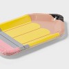 10ct Pencil Shaped Snack Plate - Spritz™ - 3 of 3