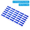Unique Bargains Directional Sign PVC Adhesive Removable Small Arrow Sticker 300 Pcs - 3 of 4