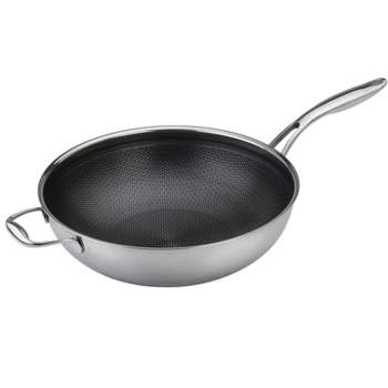 Frieling Black Cube, Wok, 12.5" dia., Stainless steel/quick release